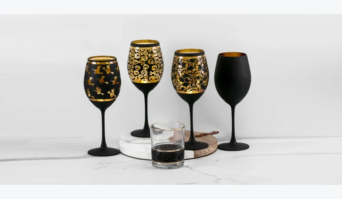 Mixed glassware finishing techniques example - Commercial Grade Lead-Free Glassware Wholesale Factory