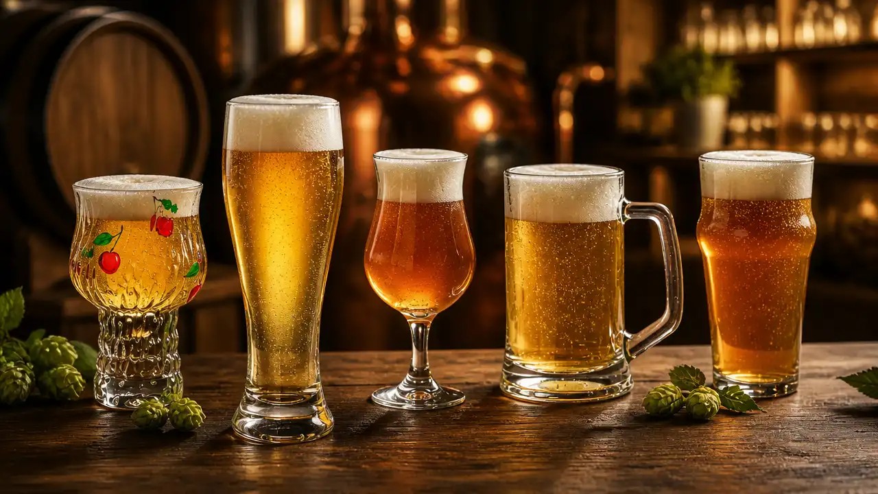 Wholesale Beer Glasses and Mugs from Jingyue Glass China Factory