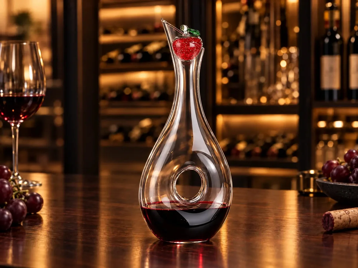 1400 ml Long-Neck Hollow-Center Wine Decanter - Wholesale Factory Direct China
