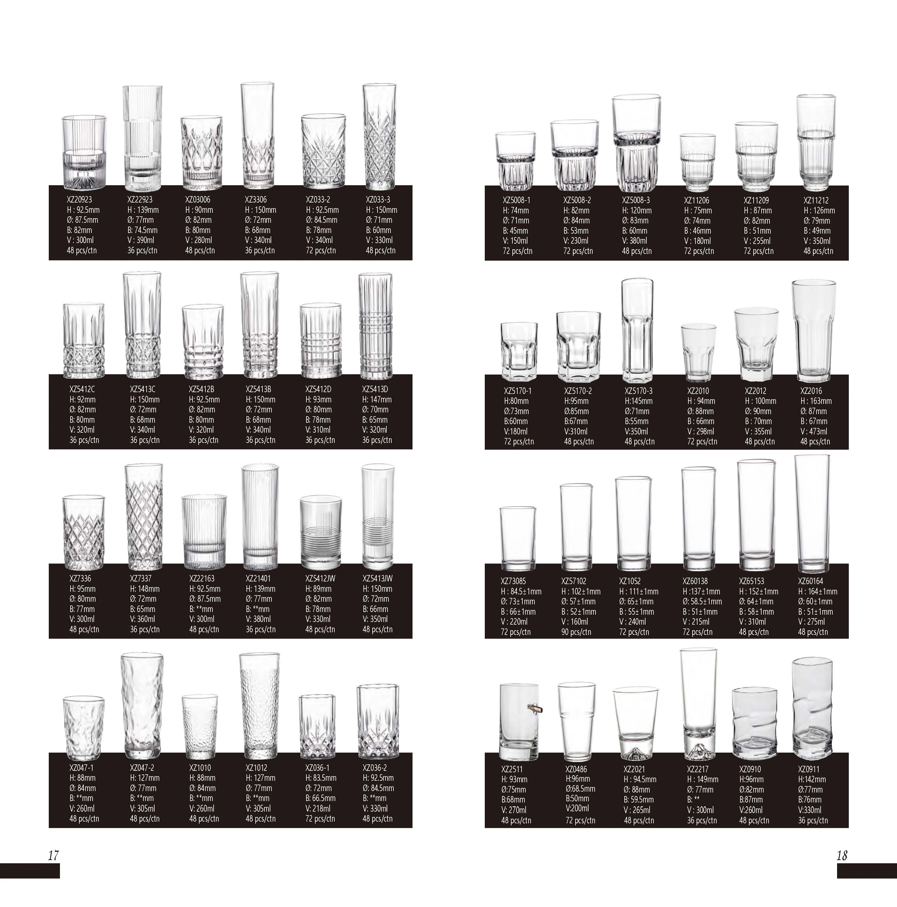 Catalog Page 13 - Highballs & Tumblers Series