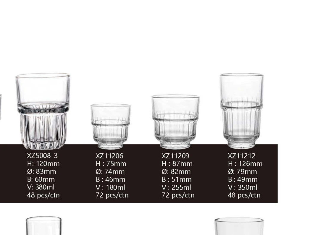 XZ5170-3 Water and Highball Tumbler - Jingyue Catalog P13