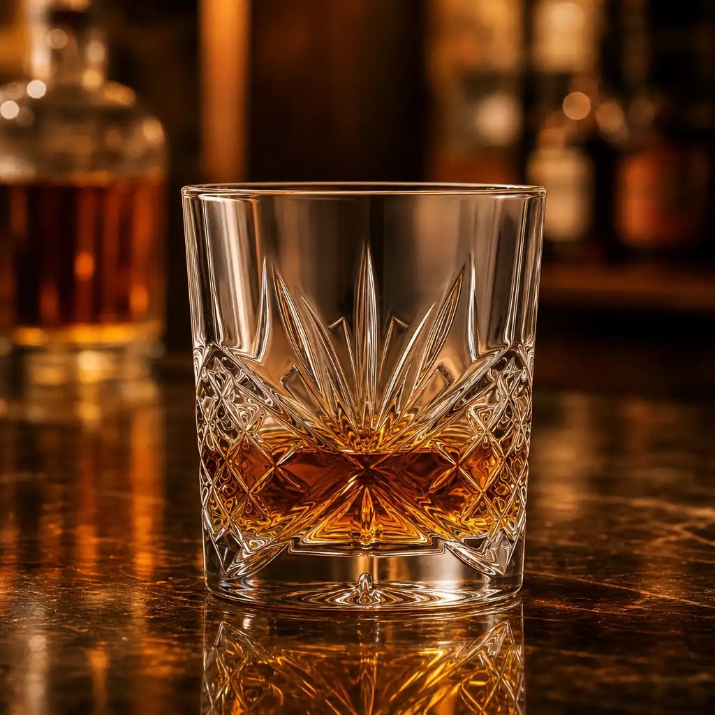 XZ2003 300ml Yulin Carved Crystal Rock Glass Wholesale