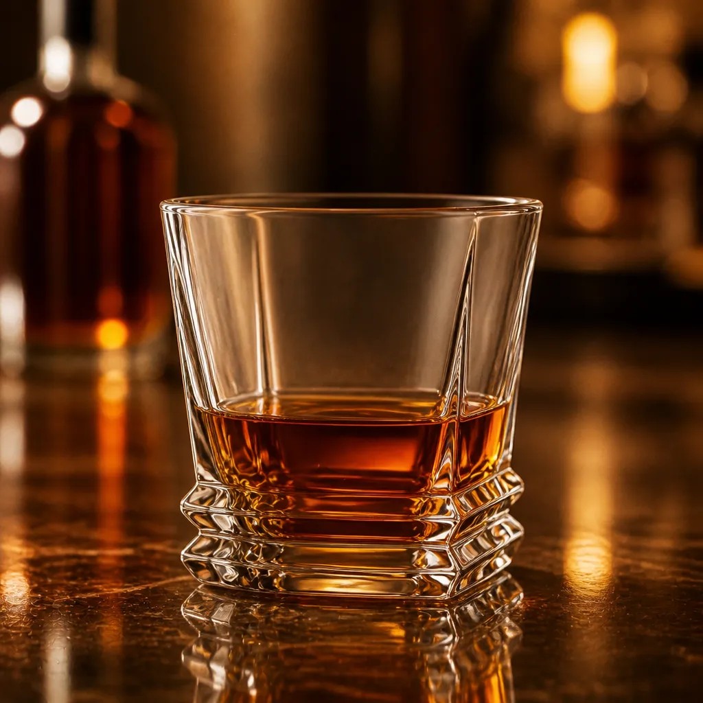 XZ4011 280ml Layered Glacier Whiskey Glass Wholesale